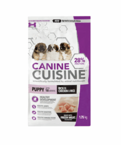 Canine Cuisine- Chicken & Rice Flavour Dog Food Puppy 1.75kg x 4