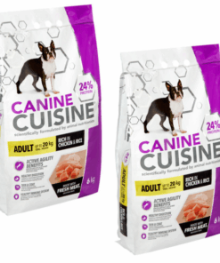 Canine Cuisine Dog Food Chicken and Rice Adult Small Medium (2 x 6kg)