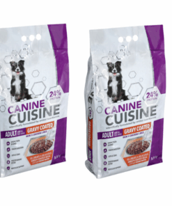 Canine Cuisine Dry Dog Food Adult Gravy Coated (2 bags x 5.5 kg)