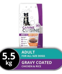 Canine Cuisine - Dry Dog Food - Gravy Coated - 5.5kg