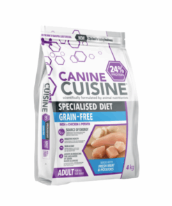 Canine Cuisine- Grain-Free Chicken & Potato Flavour Dog Food 4kg x 2