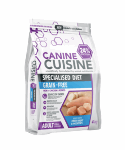 Canine Cuisine- Grain-Free Chicken & Potato Flavour Dog Food 4kg x 3