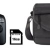 Canon 2000D 24MP DSLR IS Starter Bundle - Black