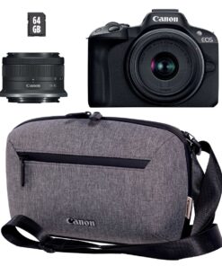 Canon EOS R50 Mirrorless Camera + RF-S 18-45mm Lens Travel Kit