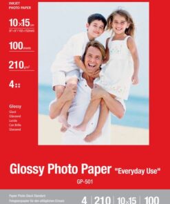 Canon GP-501 Everyday Use 4x6 Glossy Photo Paper (100 Sheets)