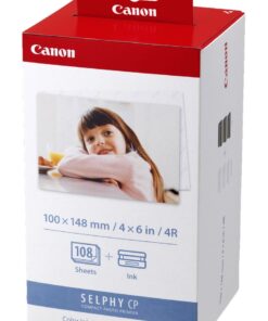 Canon Selphy KP-108IN Ink and Paper Set (108 Prints)