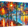 Canvas Art - Cold Emotions 3 Piece Abstract Painting Canvas Wall Art Decor