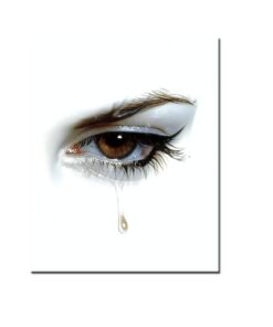 Canvas-Art- Tearful Eye Decorative Wall Art