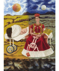 Canvas Wall Art - 730 x 1000 - Frida Kahlo Sun and Moon