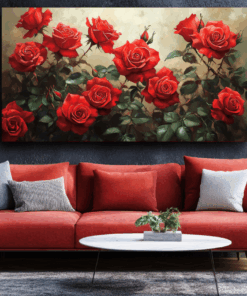 Canvas Wall Art - Blossoming Serenity Abstract - BX0090