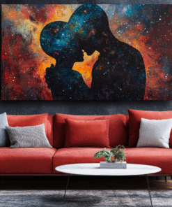 Canvas Wall Art - Celestial Union - BX0003