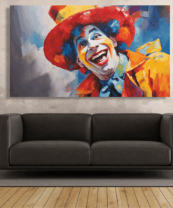 Canvas Wall Art - Cheerful Charade Abstract - IM1323
