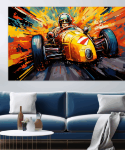 Canvas Wall Art - Comic Speedster Abstract - JT0267