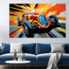 Canvas Wall Art - Comic Speedster Abstract - JT0269