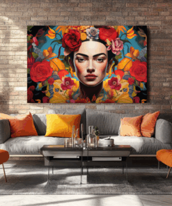 Canvas Wall Art - Contemporary Graffiti Mural - HC0051