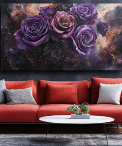 Canvas Wall Art - Cosmic romance - BX0059