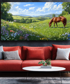 Canvas Wall Art - Countryside Majesty - BX0102