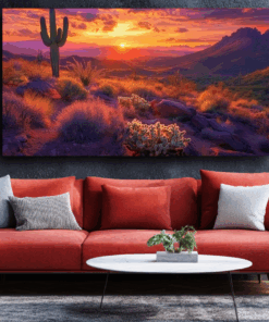 Canvas Wall Art - Desert Glow - BX0069