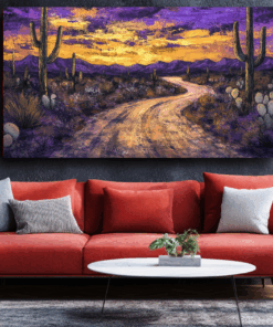 Canvas Wall Art - Desert Twilight - BX0076