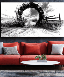 Canvas Wall Art - Distorted Wagon - BX0210