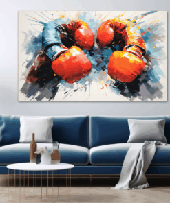 Canvas Wall Art - Dynamic Impact Abstract - JT0280