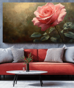 Canvas Wall Art - Elegance in Bloom - BX0016
