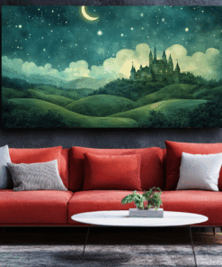 Canvas Wall Art - Emchanted Castle - BX0167