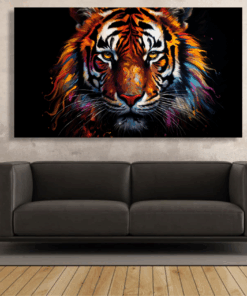 Canvas Wall Art - Fierce Beauty Tiger - IM1313