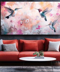 Canvas Wall Art - Floral Dance - BX0038