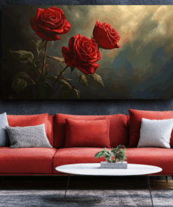 Canvas Wall Art - Floral Meditation Abstract - BX0092