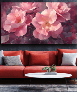 Canvas Wall Art - Floral Symphony - BX0024