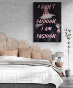 Canvas Wall Art - I am Fashion