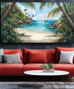 Canvas Wall Art - Island Retreat - BX0134