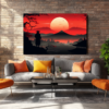 Canvas Wall Art - Japanese Night Scene - HC0013