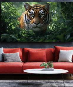 Canvas Wall Art - Jungle King Tiger - BX0007