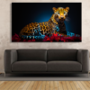 Canvas Wall Art - Leopard Elegance Portrait - IM1301