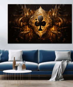 Canvas Wall Art - Luxury Gaming Abstract - JT0297