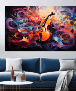 Canvas Wall Art - Melodic Crescendo Symphony - JT0209