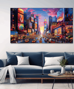 Canvas Wall Art - Metropolis Marvel Abstract - BK0349