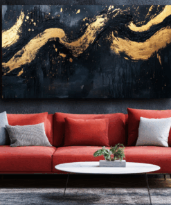 Canvas Wall Art - Midnight Elegance - BX0048