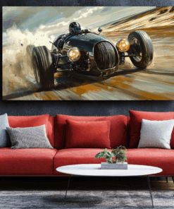 Canvas Wall Art - Morgan 3 Wheeler - BX0228