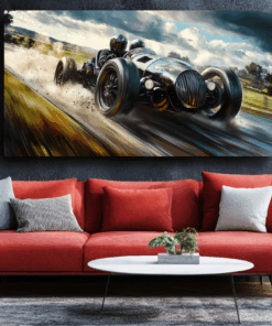 Canvas Wall Art - Morgan 3 Wheeler - BX0229