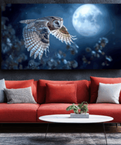 Canvas Wall Art - Night Watch Owl - BX0112