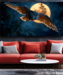 Canvas Wall Art - Night Watch Owl - BX0113