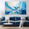 Canvas Wall Art - Oceanic Harmony Abstract - JT0286