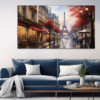Canvas Wall Art - Parisian Stroll Abstract - BK0325