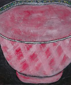 Canvas Wall Art - Pink Bowl