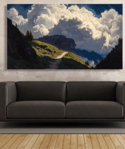 Canvas Wall Art - Road to the Summit - IM1397