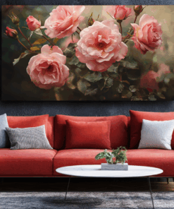 Canvas Wall Art - Romantic Blossom - BX0018