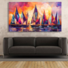 Canvas Wall Art - Sailing in the Breeze Abstract - IM1369